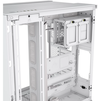  Корпус Corsair 6500X (CC-9011258-WW) без БП, White, Midi-Tower, TG, no fan, 4xUSB-A 3.2, 1xUSB Type-C, E-ATX, ATX, mITX 