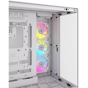  Корпус Corsair iCUE Link 6500X RGB (CC-9011270-WW) без БП, White, Midi-Tower, TG, 3x120mm 4xUSB-A 3.2, 1xUSB Type-C, E-ATX, ATX, mITX 