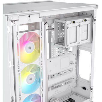  Корпус Corsair iCUE Link 6500X RGB (CC-9011270-WW) без БП, White, Midi-Tower, TG, 3x120mm 4xUSB-A 3.2, 1xUSB Type-C, E-ATX, ATX, mITX 