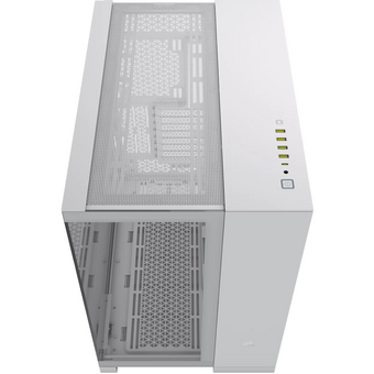  Корпус Corsair 6500X (CC-9011258-WW) без БП, White, Midi-Tower, TG, no fan, 4xUSB-A 3.2, 1xUSB Type-C, E-ATX, ATX, mITX 