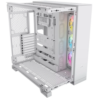  Корпус Corsair iCUE Link 6500X RGB (CC-9011270-WW) без БП, White, Midi-Tower, TG, 3x120mm 4xUSB-A 3.2, 1xUSB Type-C, E-ATX, ATX, mITX 