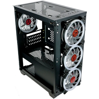  Корпус Ginzzu CL690 mATX Fan 4*12FRGB 