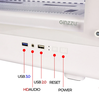  Корпус Ginzzu CL175 White 