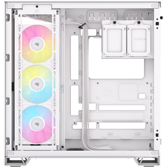 Корпус Corsair iCUE Link 6500X RGB (CC-9011270-WW) без БП, White, Midi-Tower, TG, 3x120mm 4xUSB-A 3.2, 1xUSB Type-C, E-ATX, ATX, mITX 