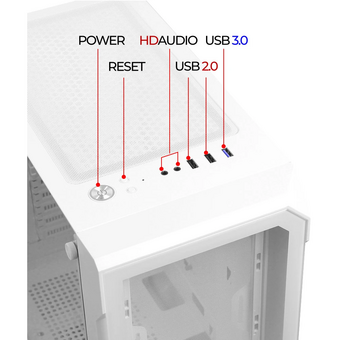  Корпус Ginzzu CL130 ATX 
