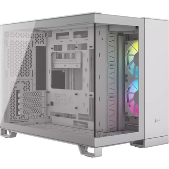  Корпус Corsair iCUE Link 2500X RGB (CC-9011268-WW) без БП, White, Midi-Tower, TG, 2x120mm 2xUSB-A 3.2, 1xUSB Type-C, mATX, mITX 
