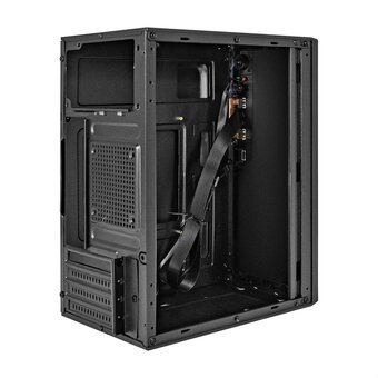  Корпус Exegate BAA-308 EX297993RUS Minitower (mATX, без БП, 2*USB, HD Audio, черный) 