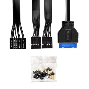  Корпус ExeGate BAA-403U EX298163RUS Minitower (mATX, без БП, 2*USB+1*USB3.0, HD Audio, черный) 