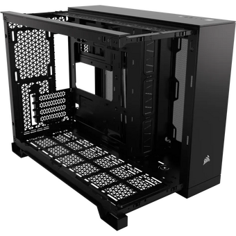  Корпус Corsair 2500X Airflow (CC-9011265-WW) без БП, Black, Midi-Tower, TG, no fan, 2xUSB-A 3.2, 1xUSB Type-C, mATX, mITX 