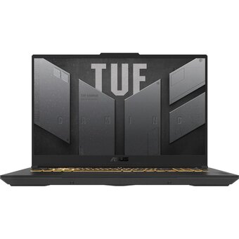 Ноутбук Asus Tuf Gaming F17 FX707VJ-HX006 (90NR0MY5-M00060) Core 5 210H 16Gb SSD512Gb Nvidia GeForce RTX 3050 6Gb 17.3" IPS FHD (1920x1080) без ОС grey 