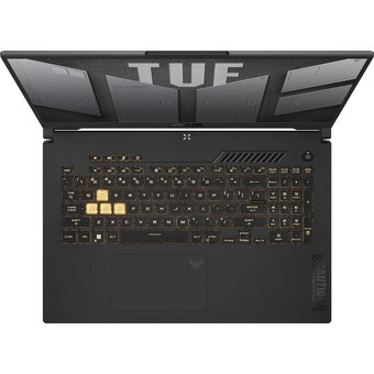  Ноутбук Asus Tuf Gaming F17 FX707VJ-HX006 (90NR0MY5-M00060) Core 5 210H 16Gb SSD512Gb Nvidia GeForce RTX 3050 6Gb 17.3" IPS FHD (1920x1080) без ОС grey 