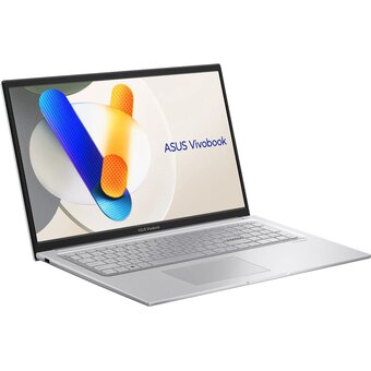  Ноутбук Asus Vivobook 17 X1704VA-AU893 (90NB10V1-M00WW0) Core i3 1315U 16Gb SSD512Gb Intel UHD Graphics 17.3" IPS FHD (1920x1080) без ОС silver 