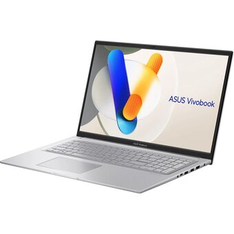  Ноутбук Asus Vivobook 17 X1704VA-AU893 (90NB10V1-M00WW0) Core i3 1315U 16Gb SSD512Gb Intel UHD Graphics 17.3" IPS FHD (1920x1080) без ОС silver 