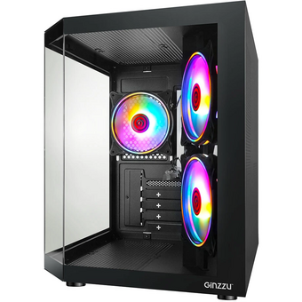  Корпус Ginzzu V190 3*Fan 12LC4 