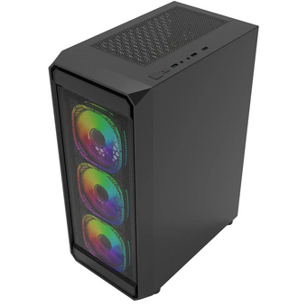  Корпус Bloody BD-CC114F черный без БП ATX 4x120mm 1xUSB2.0 1xUSB3.0 audio bott PSU 