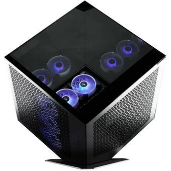  Корпус Azza Cube Plus (CSAZ-1002 CUBE+) черный без БП ATX 6x120mm 2xUSB3.0 1xUSB3.1 audio bott PSU 