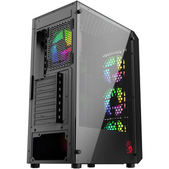  Корпус Bloody BD-CC114F черный без БП ATX 4x120mm 1xUSB2.0 1xUSB3.0 audio bott PSU 