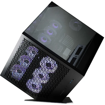  Корпус Azza Cube Plus (CSAZ-1002 CUBE+) черный без БП ATX 6x120mm 2xUSB3.0 1xUSB3.1 audio bott PSU 