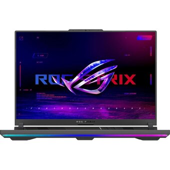  Ноутбук Asus Rog Strix G16 G614PP-S5063 (90NR0L67-M00300) Ryzen 9 8940HX 16Gb SSD512Gb Nvidia GF RTX5070 8Gb 16" IPS 2.5K (2560x1600) без ОС grey 