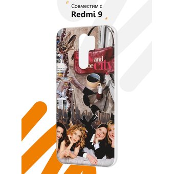  Силиконовый чехол Mcover для Redmi 9 (Редми 9), Секс в большом городе 