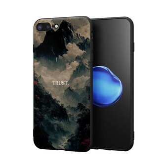  Силиконовый чехол Mcover для iPhone 7 Plus/8 Plus (Айфон 7 плюс 8 плюс), Trust 