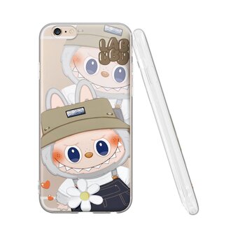  Силиконовый чехол Mcover для iPhone 6/6s (Айфон 6с), Лабубу в комбезе 