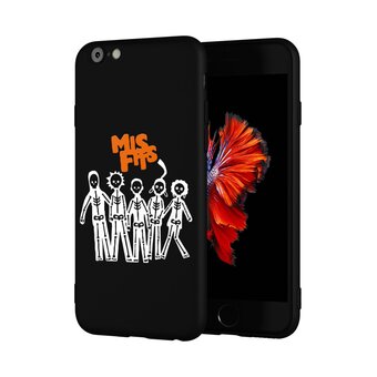  Силиконовый чехол Mcover для iPhone 6/6s (Айфон 6с), Misfits 