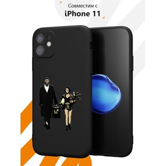  Силиконовый чехол  Mcover для iPhone 11 (Айфон 11), Леон 