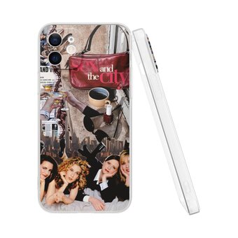  Силиконовый чехол  Mcover для iPhone 12 (Айфон 12 ), Секс в большом городе 