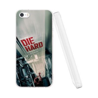  Силиконовый чехол Mcover для iPhone 5/5s/SE (Айфон 5, 5с и СЕ), Die hard 
