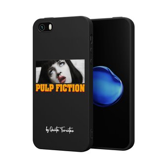  Силиконовый чехол Mcover для iPhone 5/5s/SE (Айфон 5, 5с и СЕ), Pilp fiction 