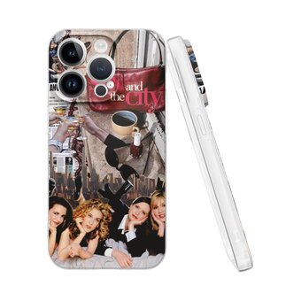  Силиконовый чехол Mcover для iPhone 14 Pro (Айфон 14 Про), Секс в большом городе 