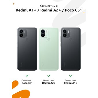  Силиконовый чехол Mcover для Redmi A1+ (Редми А1 Плюс), Джанго мем 