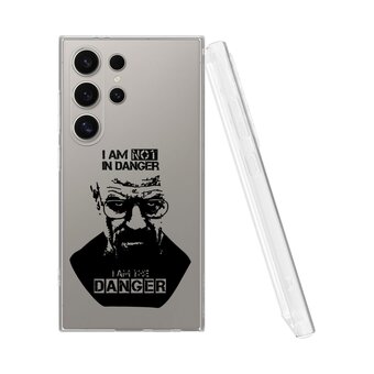  Силиконовый чехол Mcover для Galaxy S24 Ultra (Галакси С24 Ультра), Danger 