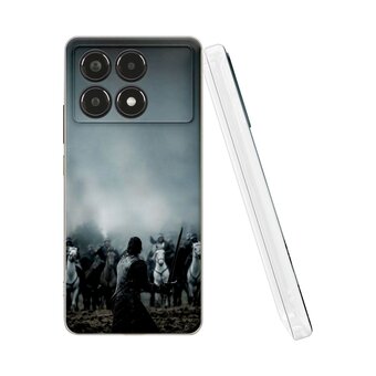  Силиконовый чехол Mcover для Poco X6 Pro (5G) (Поко Икс 6 Про 5Джи), Игра престолов 