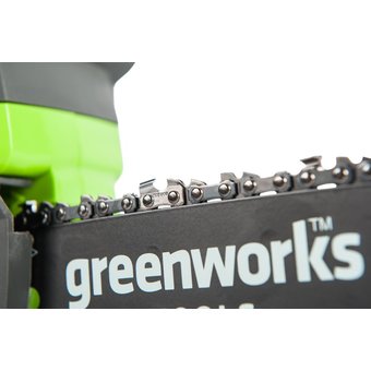  Цепная пила GreenWorks G24CS25K4 c АКБ 4Ач и ЗУ (2007707UB) 