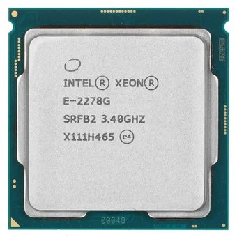  Процессор Intel Xeon E-2278G (CM8068404225303SRFB2) (3.4GHz/16MB/8cores) LGA1151 OEM 