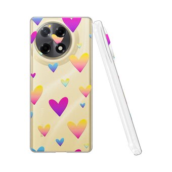  Силиконовый чехол Mcover для Tecno Camon 30s / 30s Pro, Сердца 