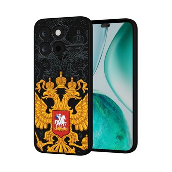  Силиконовый чехол Mcover на Honor X8c, Российский Герб 