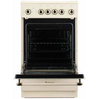  Кухонная плита De Luxe 506004.23эс-123 топленое молоко 