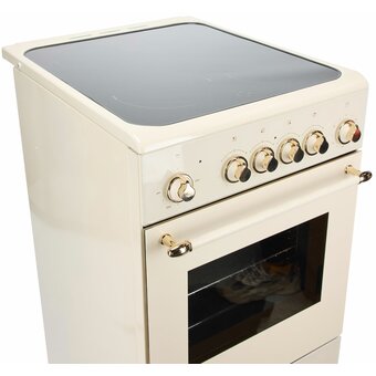  Кухонная плита De Luxe 506004.23эс-123 топленое молоко 