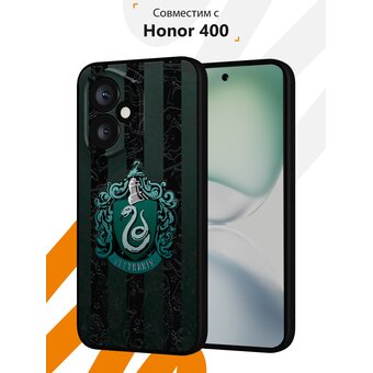  Силиконовый чехол Mcover на Honor 400, HP: Слизерин герб 