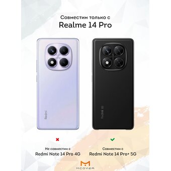  Силиконовый чехол Mcover на Realme 14 Pro, Кот с мечами 