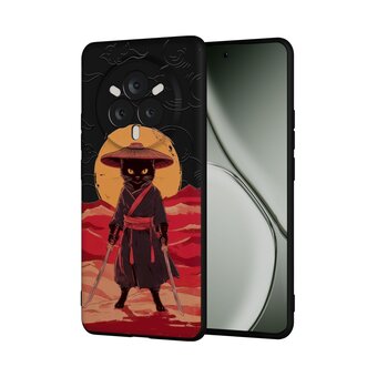  Силиконовый чехол Mcover на Realme 14 Pro, Кот с мечами 