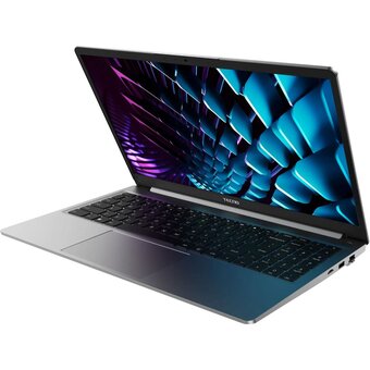  Ноутбук Tecno MegaBook K15SRA (71003300512) Core i5 13420H 16Gb SSD512Gb Intel UHD Graphics 15.6" IPS WUXGA (1920x1200) Win11Home grey WiFi BT Cam 