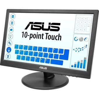  Монитор Asus VT169HE (90LM09V1-B01170) черный 