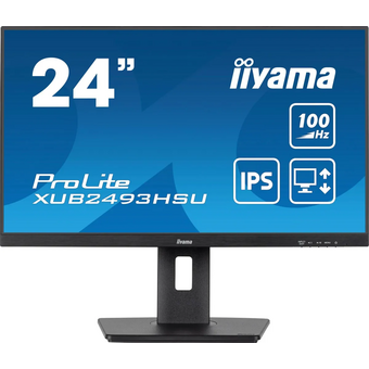  Монитор Iiyama ProLite XUB2493HSU-B7 черный 