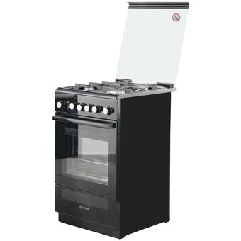  Кухонная плита De luxe 506040.23г(кр) ЧР-001 черный 