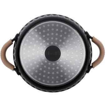  Кастрюля Regent inox Linea Fiamma 63-1420 коричневый, черный 