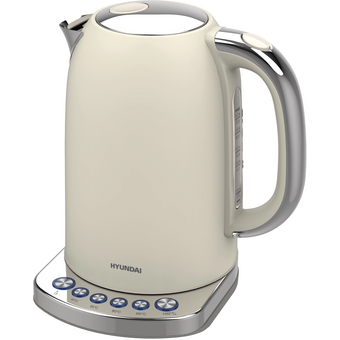  Электрочайник Hyundai HYK-S5600 кремовый/серебристый 